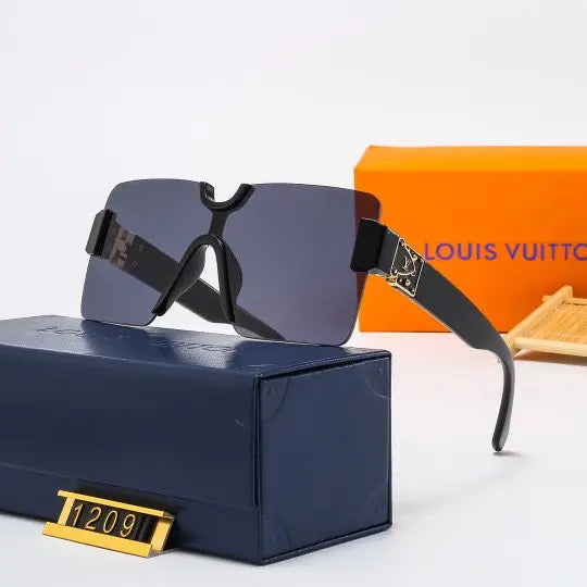 LV - Large Frame Watermark Neutral Eyewear Metroutfitstore