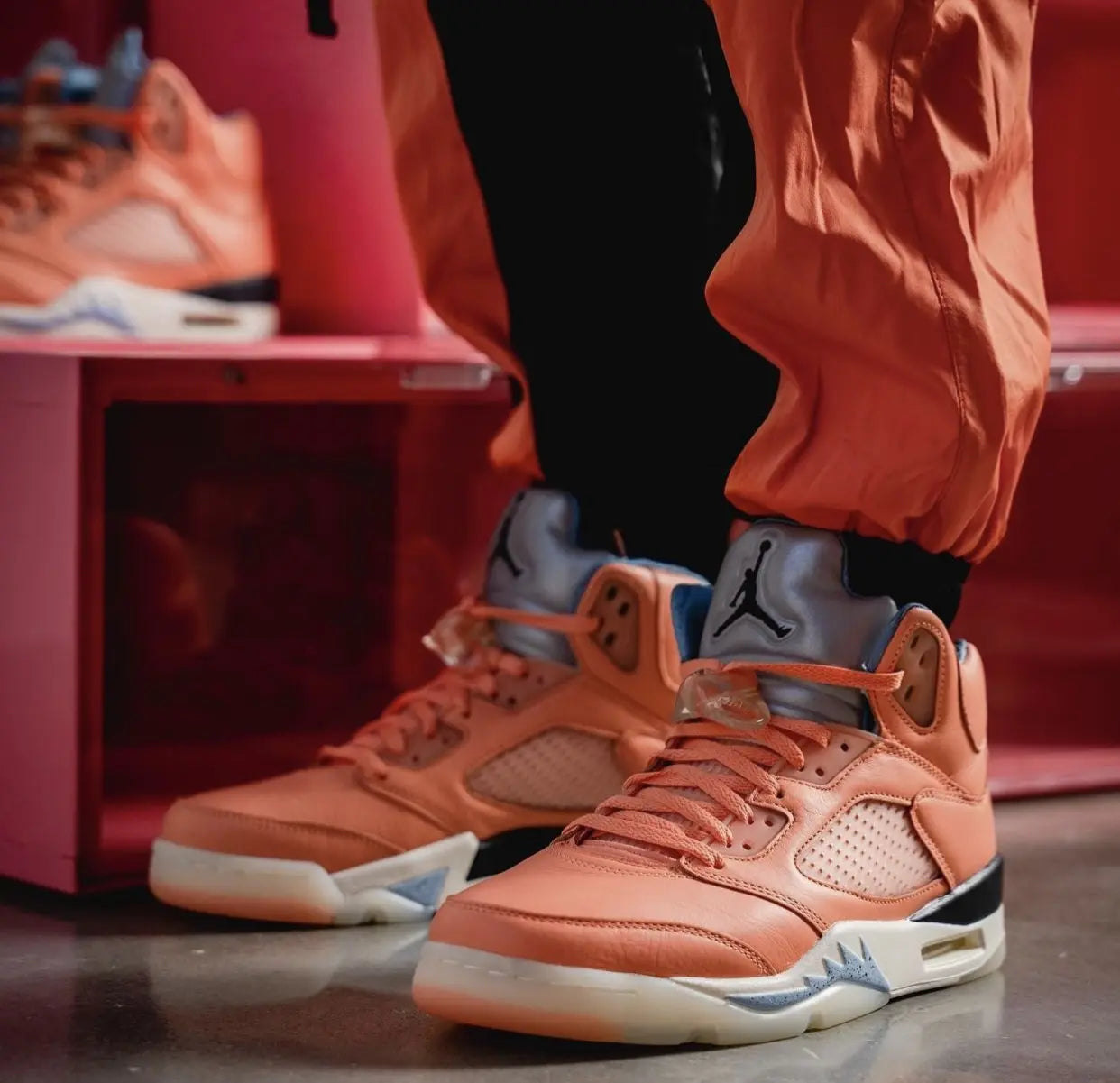 JORDAN 5 RETRO DJ We The Best Crimson Bliss Metroutfits