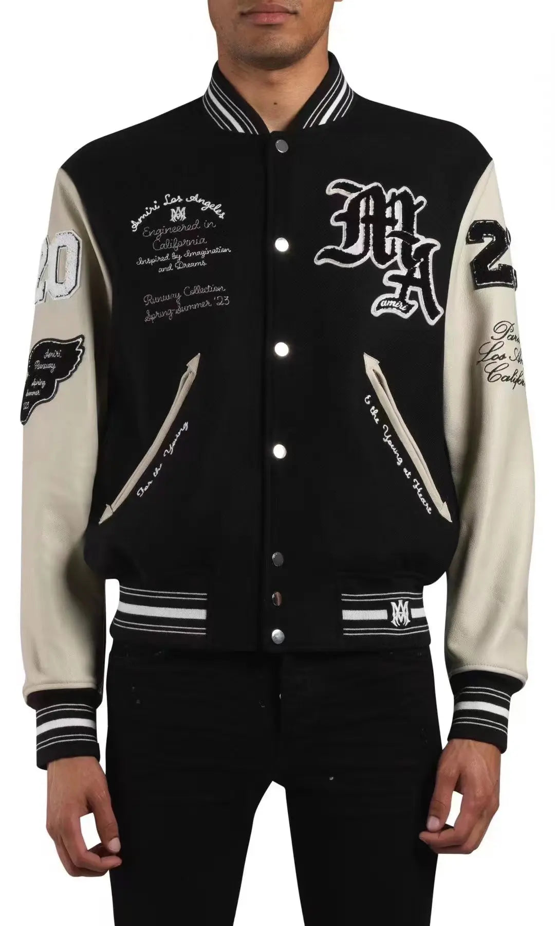AMIRI - BASEBALL JACKET Metroutfitstore