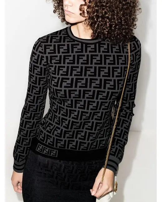 FENDI - WOMEN'S FF MOTIF SWEATER Metroutfitstore