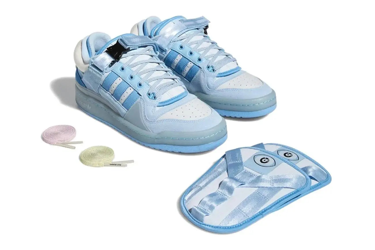BAD BUNNY X FORUM BUCKLE LOW “BLUE TINT” Metroutfits
